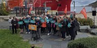 NDP Hold Campaign Rally in Harbourside Park