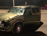 Police arrest driver who injured traffic control worker in crash on I