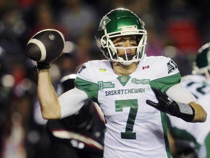 Redblacks' playoff hopes officially gone after loss to Sask.