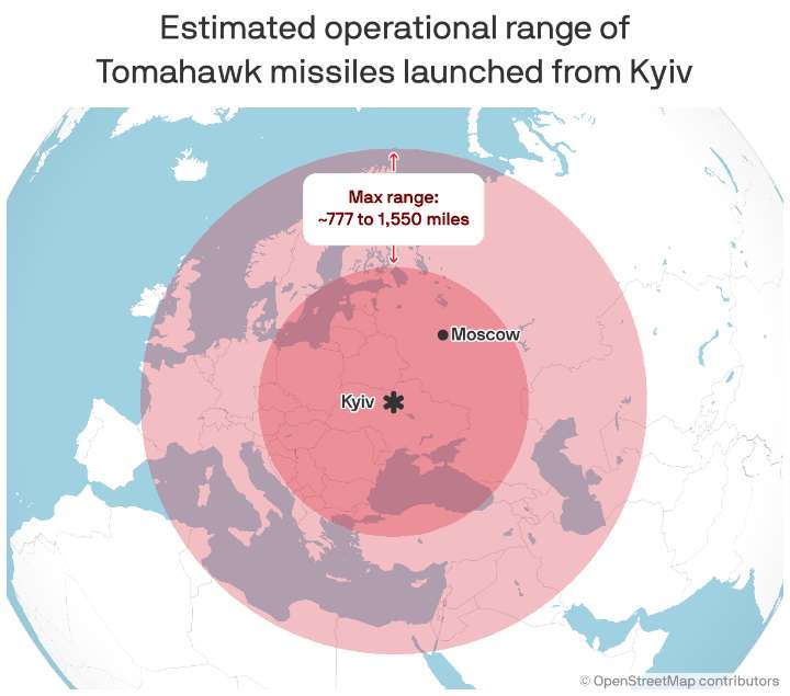 Why giving Ukraine Tomahawk missiles could be a gamechanger in the Russia war