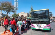 Usan saltillenses el “Aquí Vamos Gratis” para salir en familia