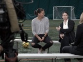 Soccer legend Christine Sinclair suits up for panel at doc screening
