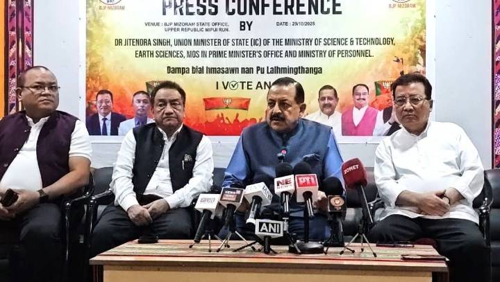 People of Mizoram see value in Centre-State sync: Union Minister before Dampa bypoll
