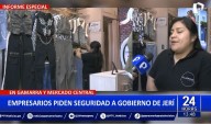 Empresarios de Gamarra piden mayor seguridad al gobierno de José Jerí