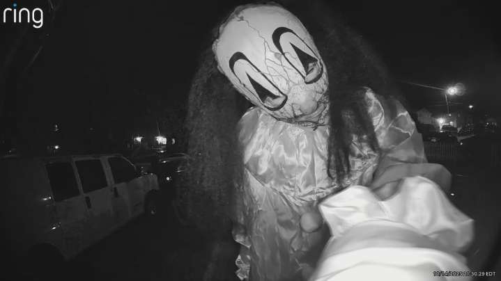 The viral masked trio terrorizing a Virginia home? It was a prank, police say.