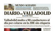 Portada de Diario de Valladolid del 6 de octubre de 2025