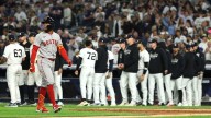 Red Sox fans look ahead to Game 3 against Yankees in AL Wild Card Series