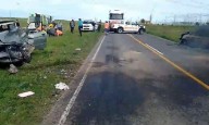 Dos autos chocan de frente en la Ruta 51: hay heridos