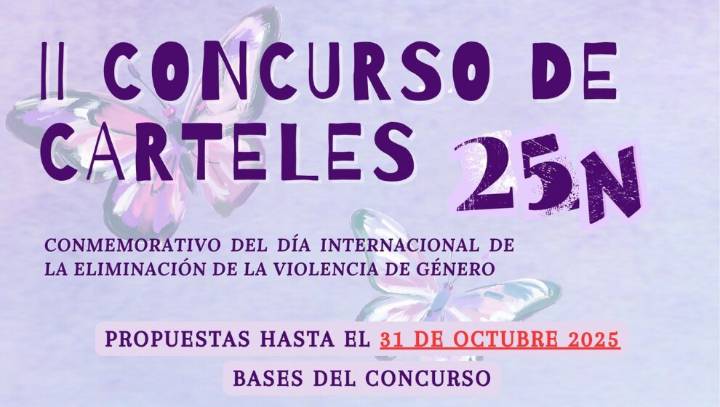 El Ayuntamiento convoca el segundo concurso de carteles con motivo del 25N