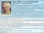 Joan Arnold| Obituary