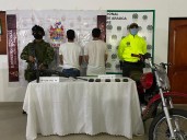 Por transportar material de uso privativo de las Fuerzas Militares fueron capturados