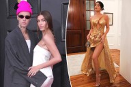 Kylie Jenner defends gold dress worn to Hailey and Justin Bieber's wedding