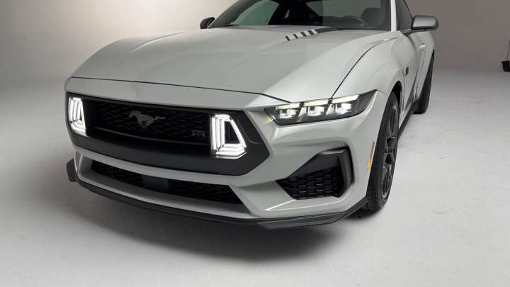Vaughn Gittin helps engineer drifting-special 2026 Ford Mustang RTR