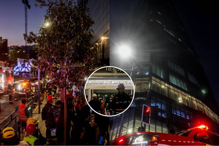 Incendio afecta a tienda del Costanera Center en Providencia