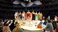 Sumo wrestlers slam into London for the first time in decades