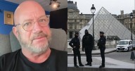 Convicted jewel thief Larry Lawton reacts to arrests in Louvre Museum heist