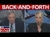 WATCH: Bondi and Durbin back-and-forth over alleged Epstein client list