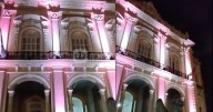 El hermoso gesto de la Legislatura de Salta: se iluminó completamente de rosa