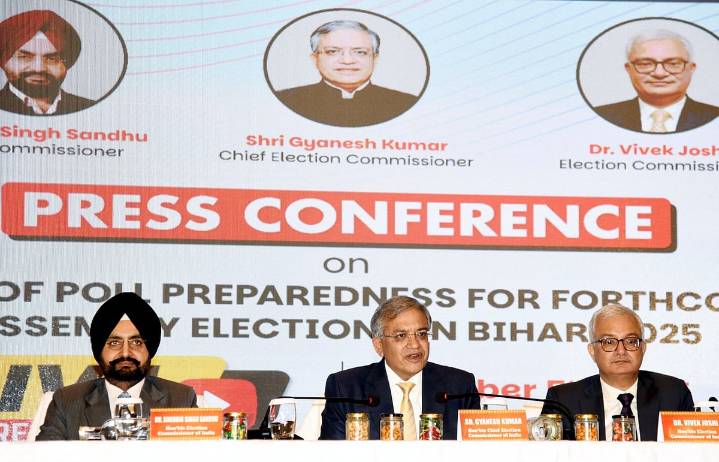 ⁠Bihar Election 2025 Date Announcement Today: Check Time And How To Watch Election Commission Press Conference