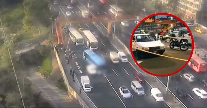 San Borja: Taxista muere atropellado tras reclamo a chofer de bus en la Panamericana Sur
