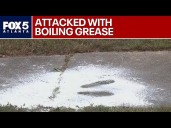 Boiling grease poured on party guest, woman arrested