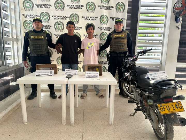 “El Didier” y “El Iván”, con un prontuario judicial, seguía robando en Magangué