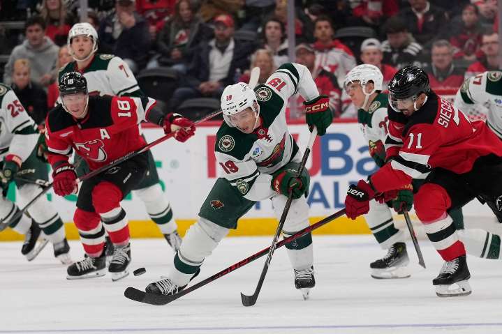 Nico Daws makes 29 saves, Devils beat Wild for sixth straight victory