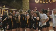 #15 UMD Volleyball Remains Perfect at Romano Gym After Defeating Minot State in Three