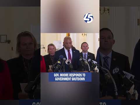 Governor Moore responds to government shutdown, announces relief for Marylanders