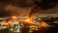 Crews still battling flames at Chevron refinery