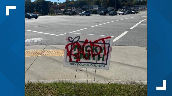 ‘Do better. Greensboro deserves better’: District 4 candidates speak out after signs defaced