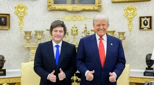 Milei: "Mientras yo sea presidente, el apoyo de Estados Unidos lo tenemos"