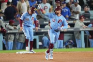 Phillies’ big three come alive to stave off elimination against Dodgers