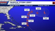 Tropical Storm Jerry is zipping across the Atlantic