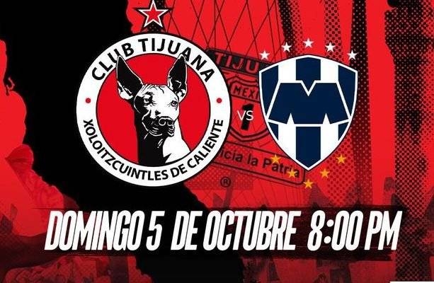 Xolos recibe hoy a Rayados del Monterrey