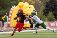 Ferris State football routs Wayne State for school