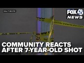 Concerns from residents after 7-year-old caught in crossfire