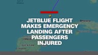 JetBlue flight makes emergency landing after passengers injured