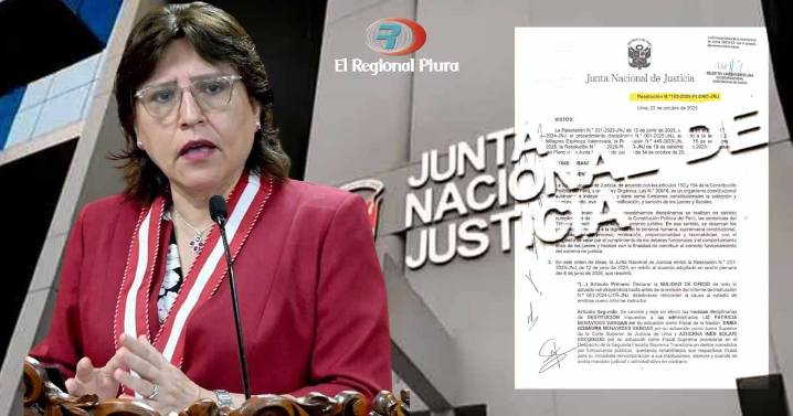 JNJ confirma que Delia Espinoza no volverá al cargo de fiscal de la Nación