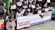 Leh march blocked, Kargil rally proceeds amid Ladakh tension