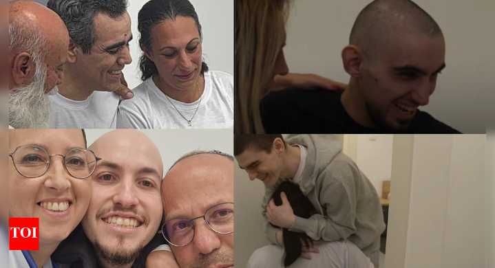 Tears, hugs and kisses: Emotional reunions mark return of Israeli hostages, Palestinian prisoners; crowds gather at both sides of Gaza