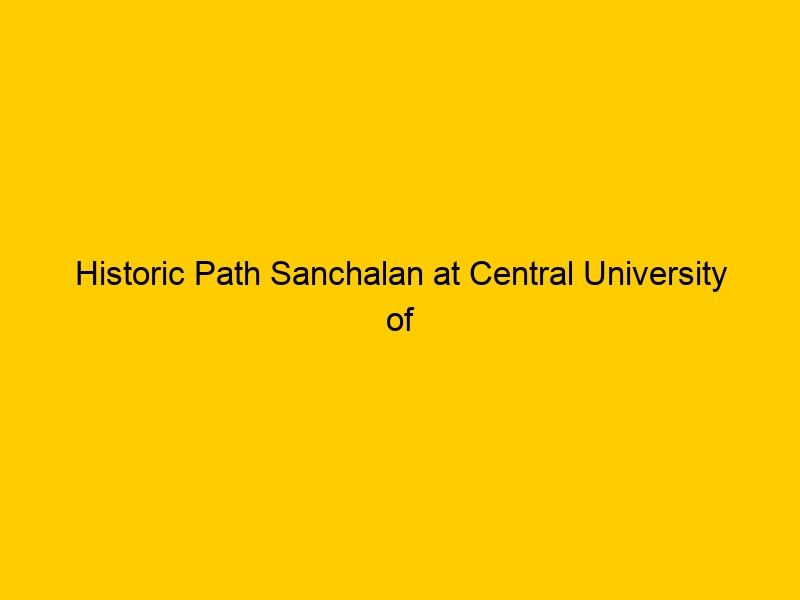 Historic Path Sanchalan at Central University of Jammu on the Centenary of the RSS