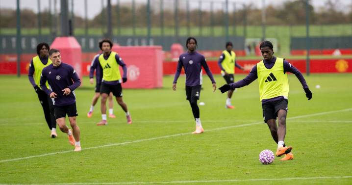 Three things spotted in Man United training as Ruben Amorim left sweating over injury worry