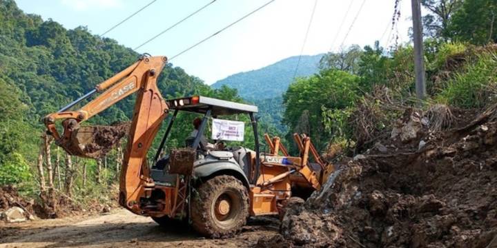 Así avanza la recuperación de caminos y puentes en Veracruz tras intensas lluvias