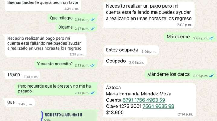 Hackean WhatsApp y piden depósitos; así operan los fraudes bancarios