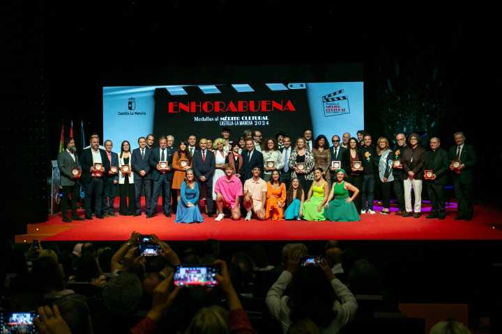 Casas Ibáñez, epicentro de la cultura de Castilla-La Mancha con la entrega de las Medallas al Mérito Cultural 