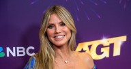 Heidi Klum Twinned With Her Daughter In Lace Panties For Intimissimi