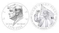 Gobierno Considera Acuñar Moneda Conmemorativa de 1 Dólar con el Rostro de Trump