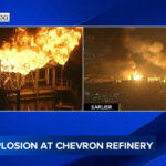 Massive fire erupts at Chevron refinery near Los Angeles