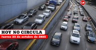 Hoy No Circula jueves 23 de octubre 2025: qué autos y placas descansan en CDMX y Edomex